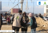 Receiving our people returning to Gaza City and its north