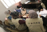Gaza Group ended the temporary operating project for unemployed graduates in Gaza strip